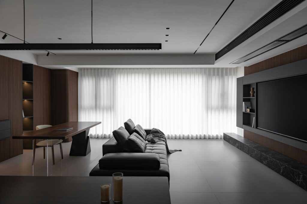 pexels photo 34549302 34549302 Stylish modern living room featuring minimalist decor and sleek furniture in a bright setting.